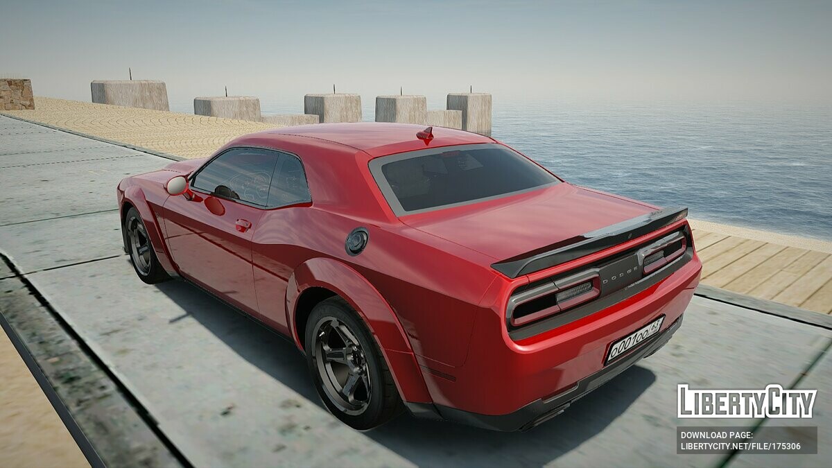 Dodge challenger srt demon 2018 gta 5 фото 86