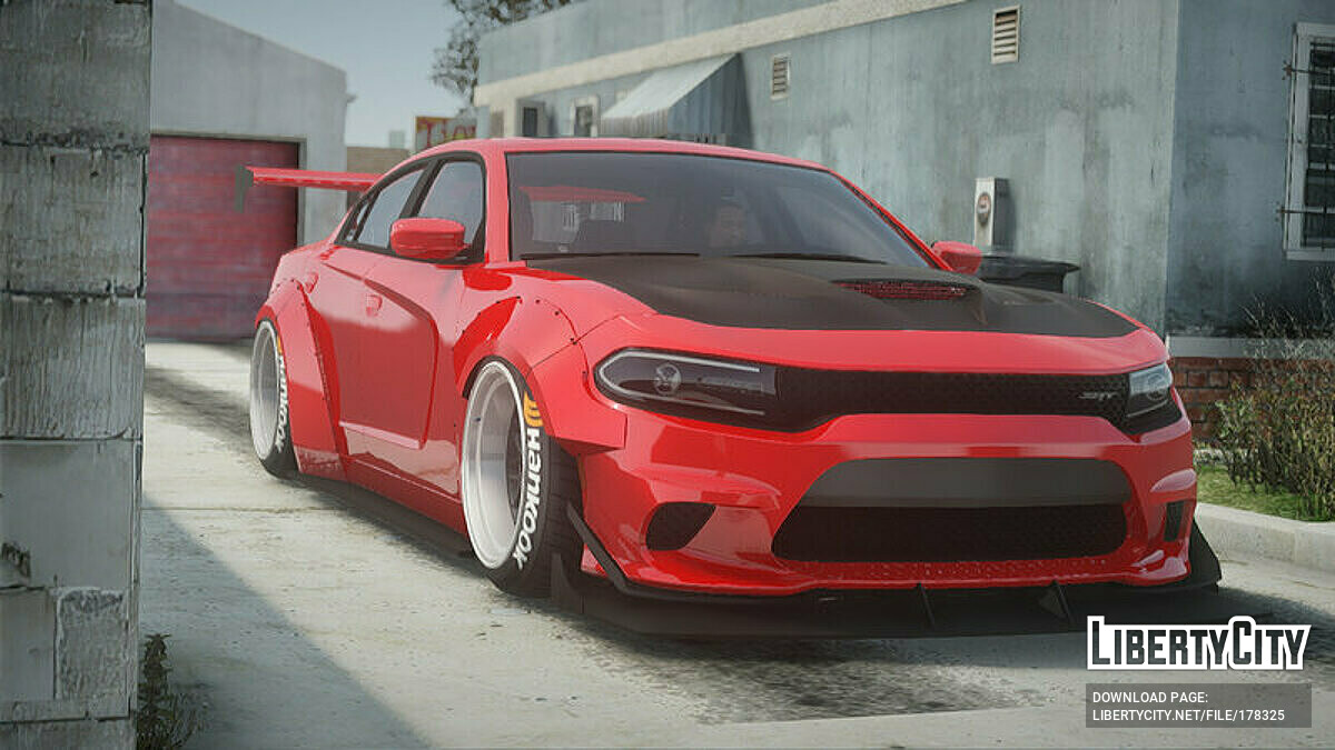 Download 2015 Dodge Charger Hellcat Rocket Bunny for GTA San Andreas