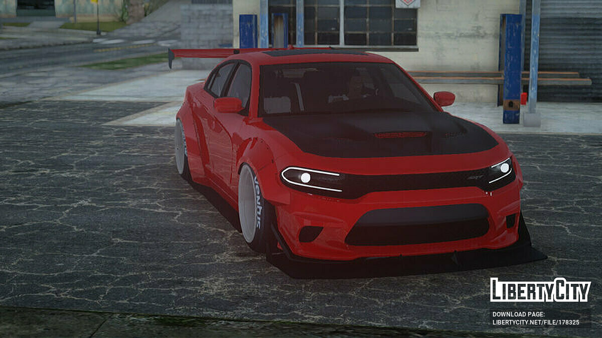 Download 2015 Dodge Charger Hellcat Rocket Bunny for GTA San Andreas