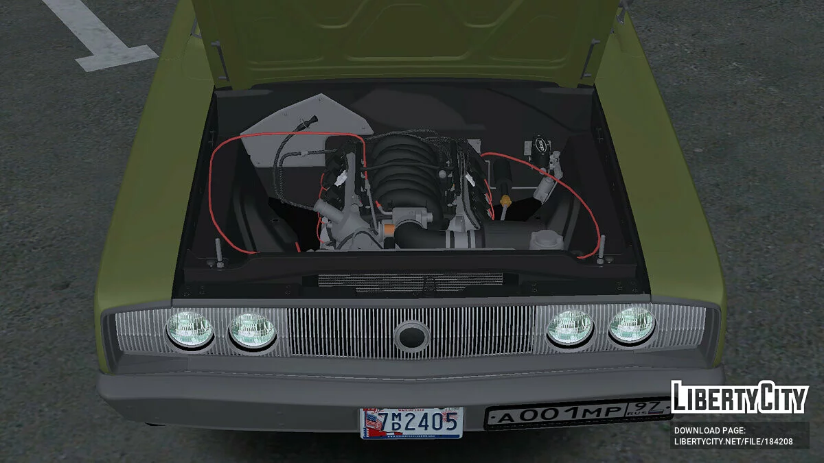 1966 Dodge Charger RT HEMI Fast 9 / GTA San Andreas