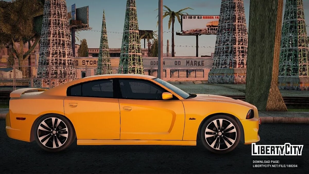 Dodge Charger SRT8 2012 LD Taxi Bagdad / GTA San Andreas