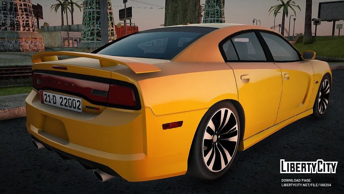 Dodge Charger SRT8 2012 LD Taxi Bagdad / GTA San Andreas