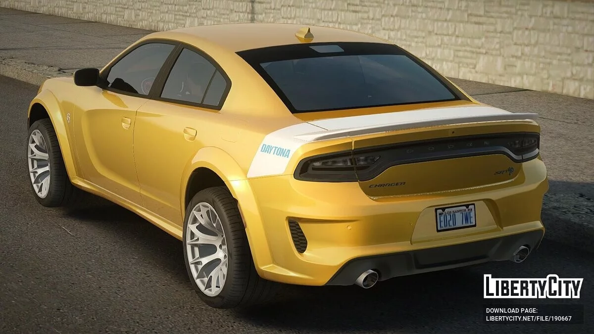 2020 Dodge Charger SRT Hellcat Daytona 50th Anniversary v1.0 / GTA San Andreas