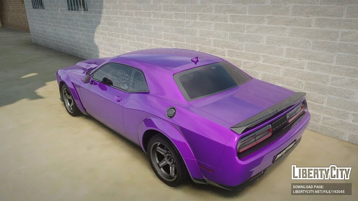 Dodge Challenger SRT Demon / GTA San Andreas