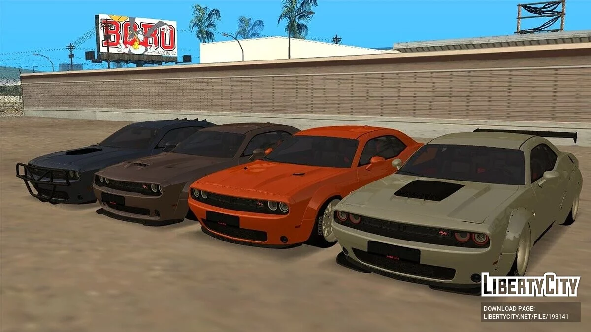 Dodge Challenger 2015 + CCD / GTA San Andreas
