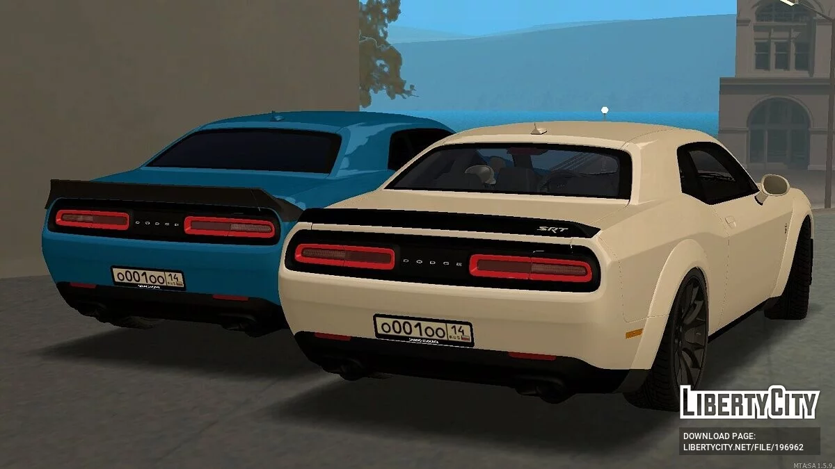 Dodge Challenger SRT Hellcat + CCD / GTA San Andreas