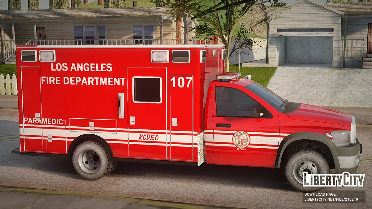 Dodge Ram 1500 LAFD Paramedic / GTA San Andreas