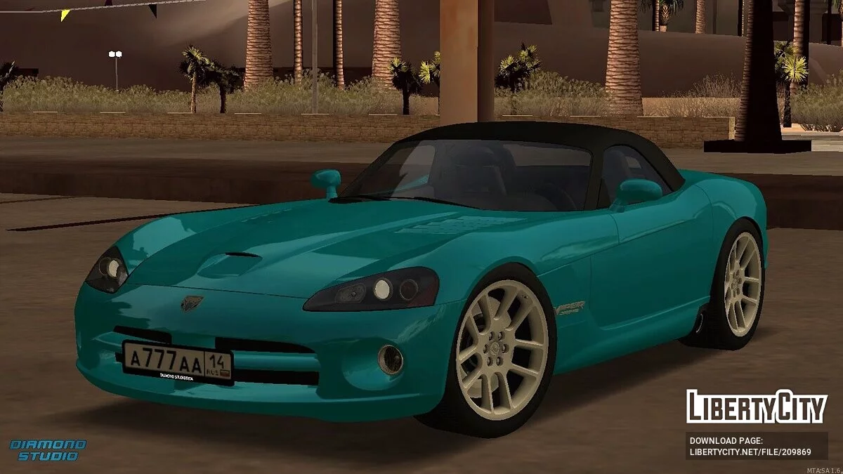 Dodge Viper SRT10 + CCD / GTA San Andreas