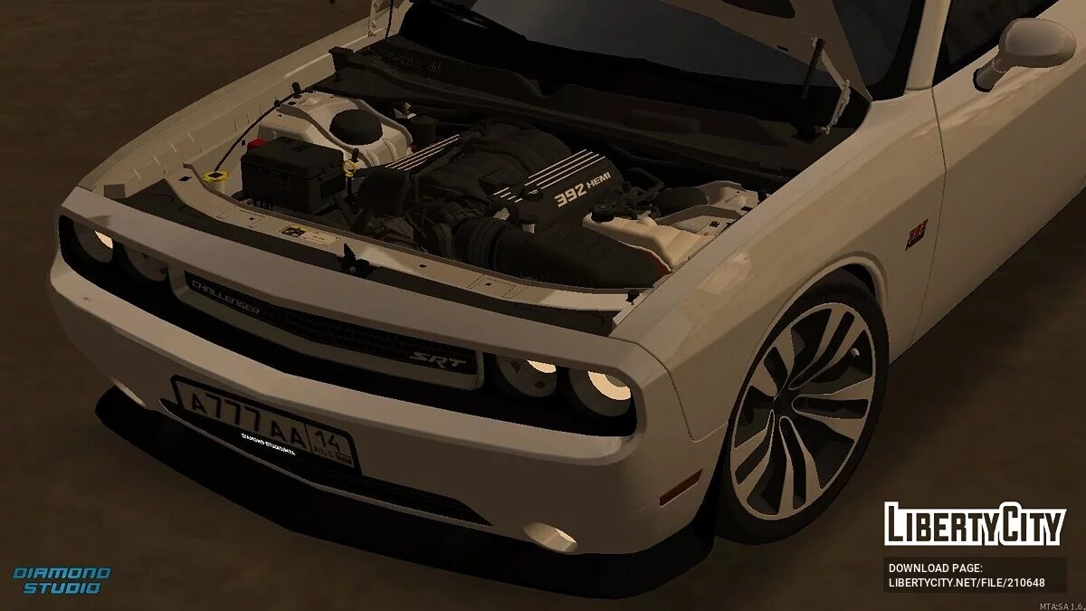 Dodge Challenger SRT8 + CCD / GTA San Andreas