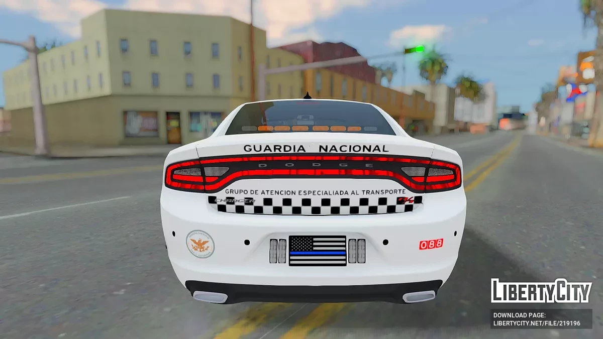 Dodge Charger Slicktop National Guard GAET / GTA San Andreas