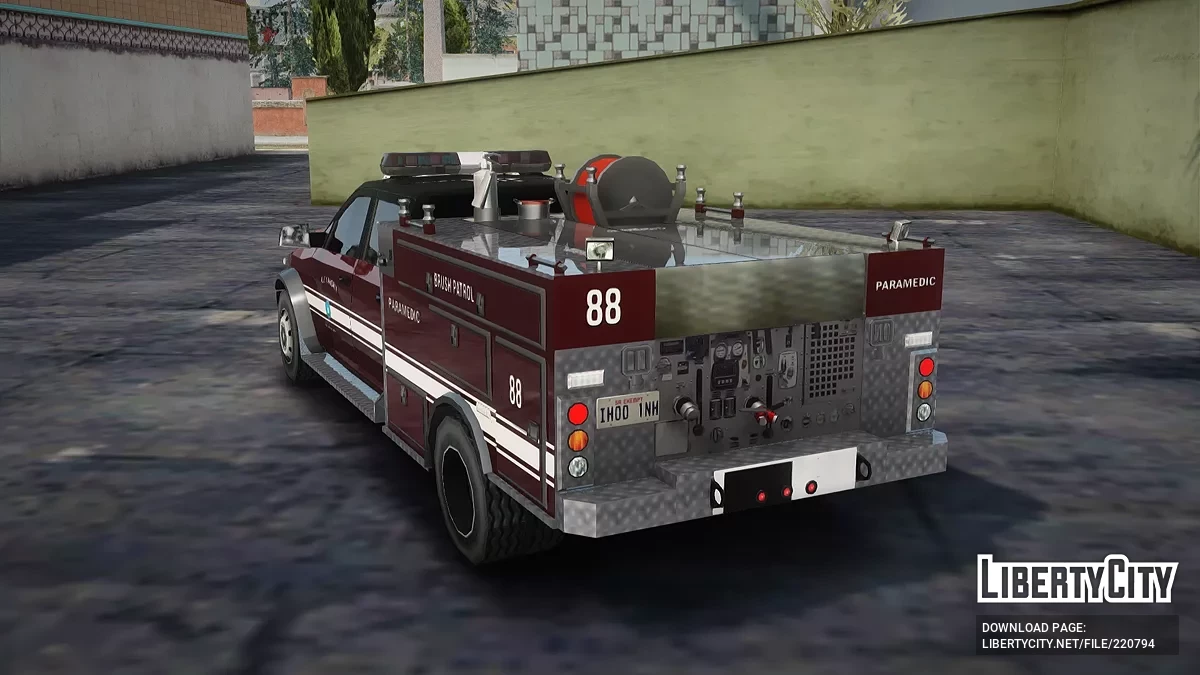 Dodge RAM Brush Alexandria Fire Departament / GTA San Andreas
