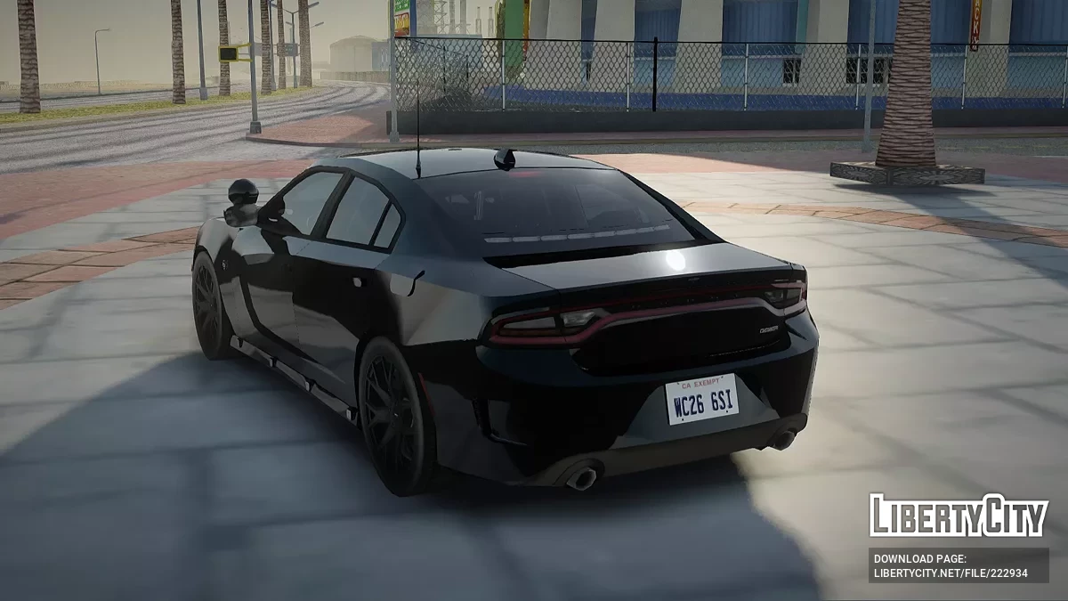 Dodge Charger '19 Unmarked [IVF] / GTA San Andreas