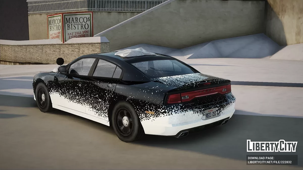 Dodge Charger 未标记冬季版 / GTA San Andreas
