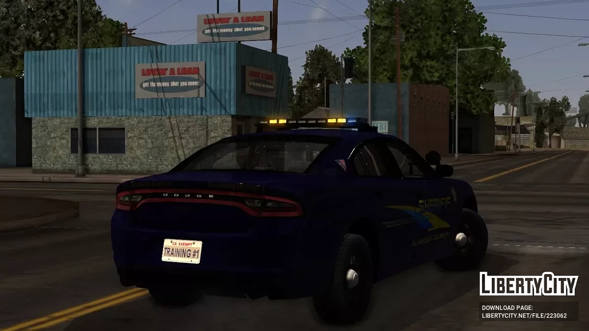 Dodge Charger Alameda County Sheriff Office / جي تي إيه سان أندرياس