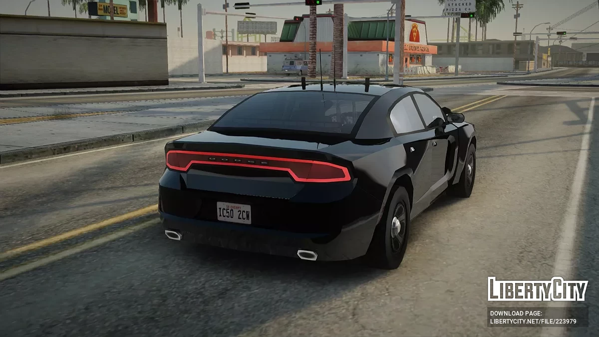 Dodge Charger sin identificación / GTA San Andreas
