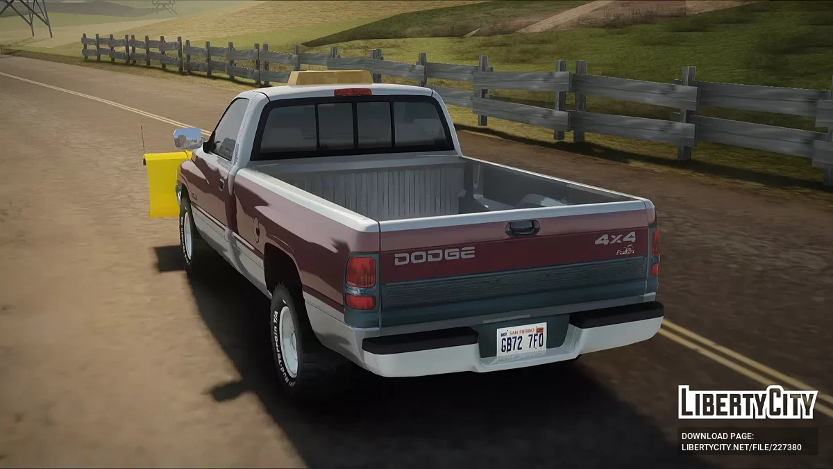 Dodge Ram Снігоприбирач / GTA San Andreas