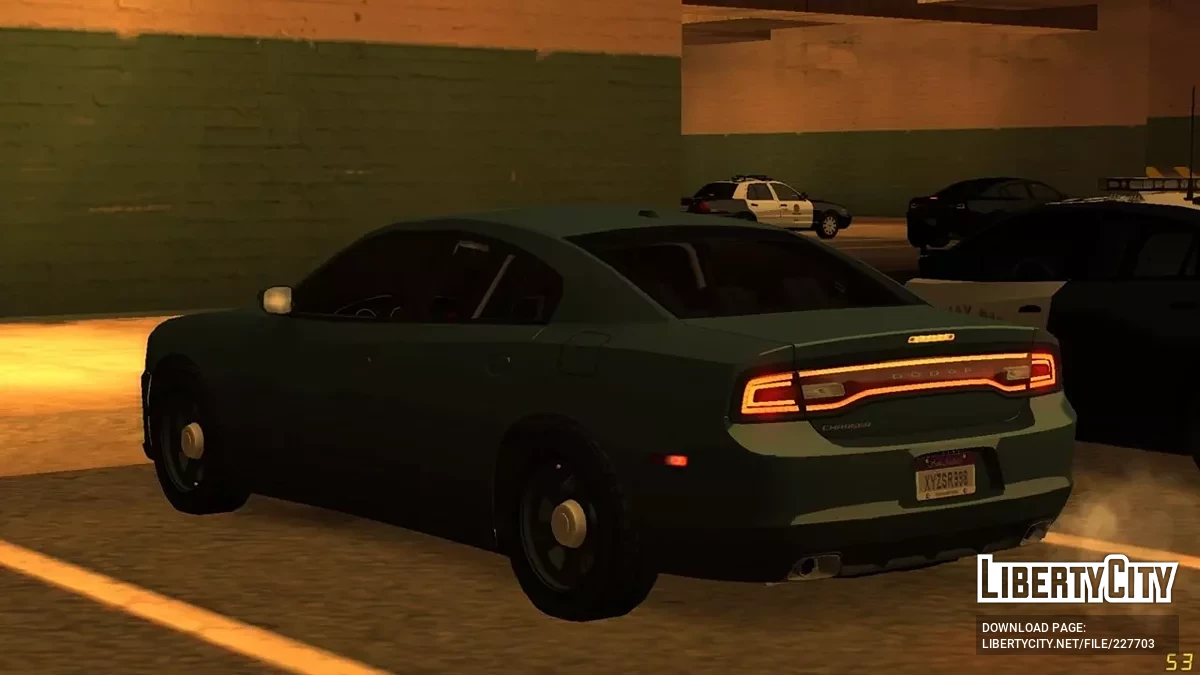 Відновлений 2012 Dodge Charger без розмітки / GTA San Andreas