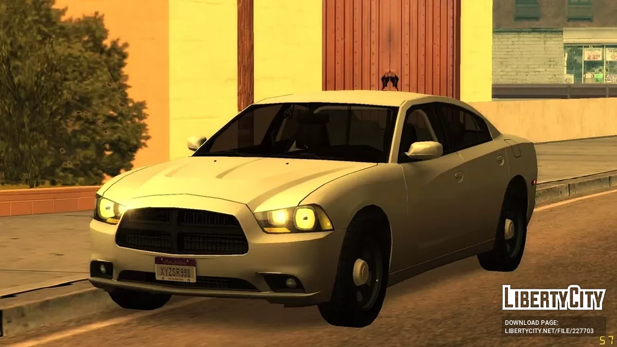 Відновлений 2012 Dodge Charger без розмітки / GTA San Andreas