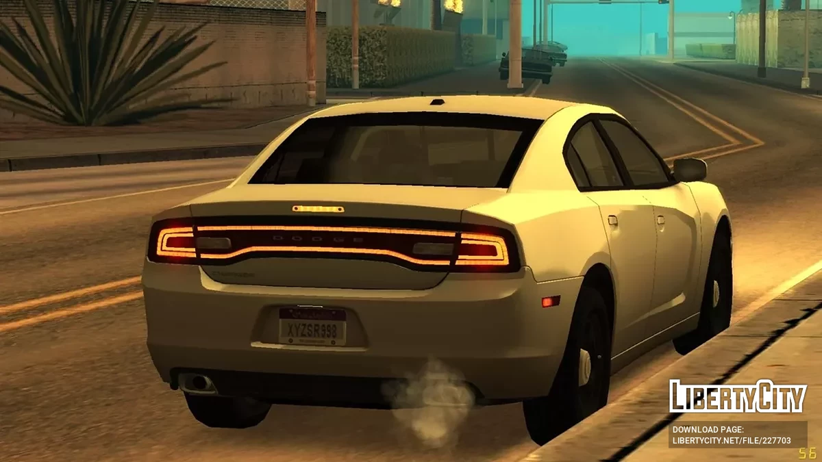Відновлений 2012 Dodge Charger без розмітки / GTA San Andreas