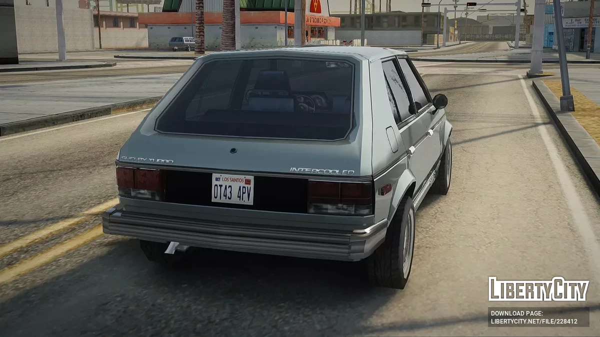 Dodge Shelby GLHS 1986 / GTA San Andreas