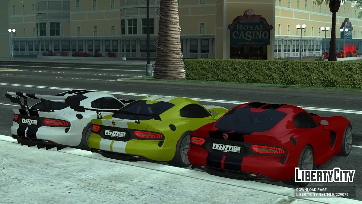 Dodge Viper SRT GTS / GTA San Andreas