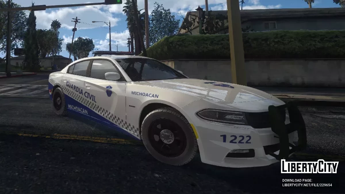Dodge Charger de la Guardia Civil de Michoacán / GTA San Andreas