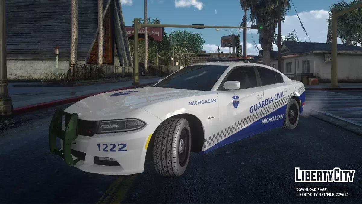 Dodge Charger de la Guardia Civil de Michoacán / GTA San Andreas