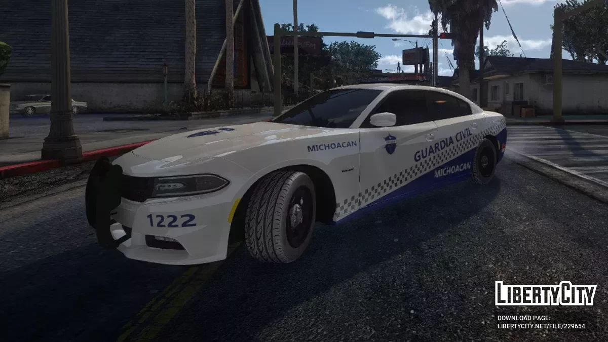 Dodge Charger de la Guardia Civil de Michoacán / GTA San Andreas