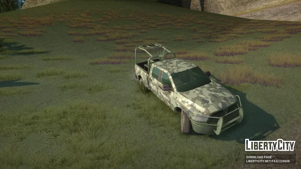 道奇公羊1500墨西哥军队森林 / GTA San Andreas