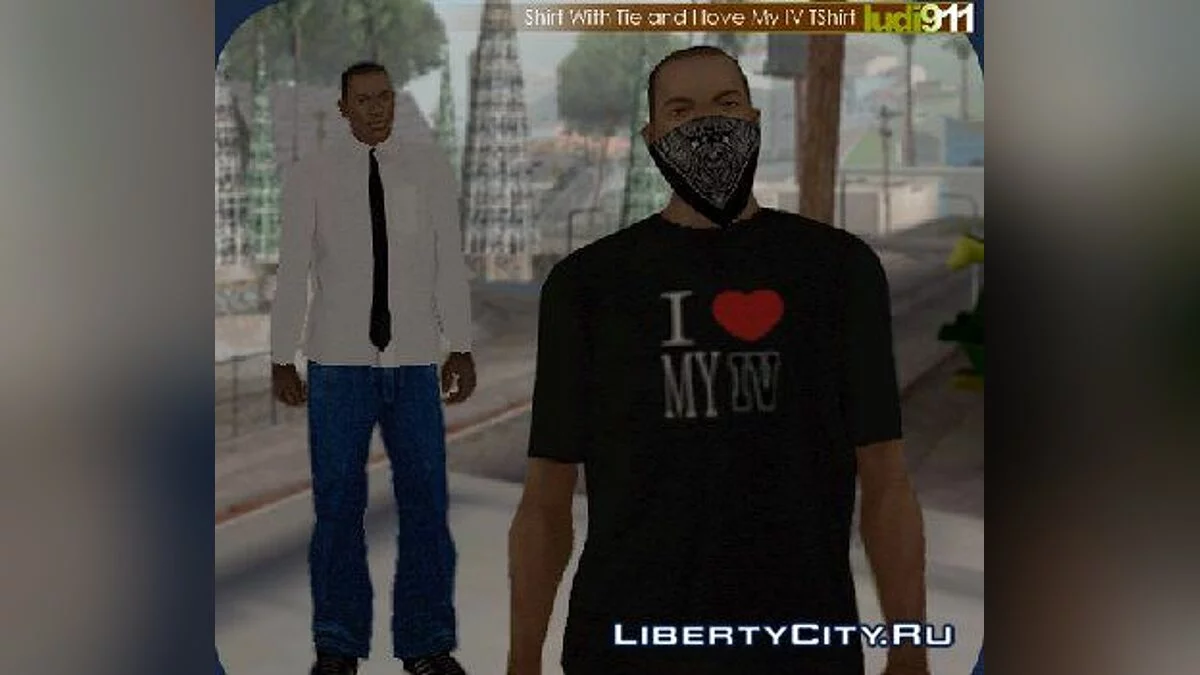Shirt with Tie and IV Tshirt / GTA San Andreas