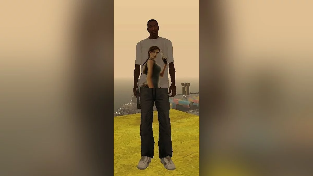 Tomb Raider T-Shirt / GTA San Andreas