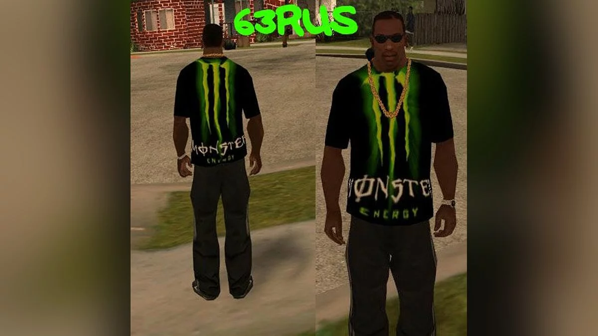 Футболка monster / GTA San Andreas