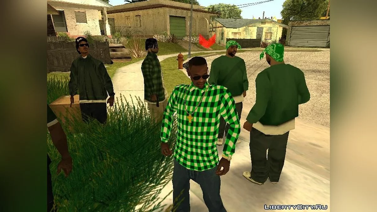 Зелена сорочка / GTA San Andreas