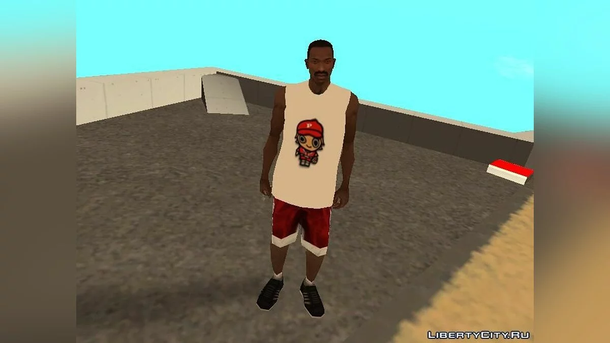 3 New T-Shirts for CJ. Mini People / GTA San Andreas