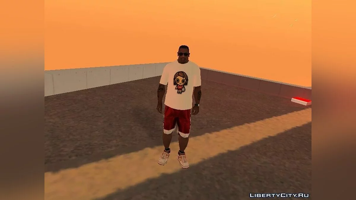 3 New T-Shirts for CJ. Mini People / GTA San Andreas