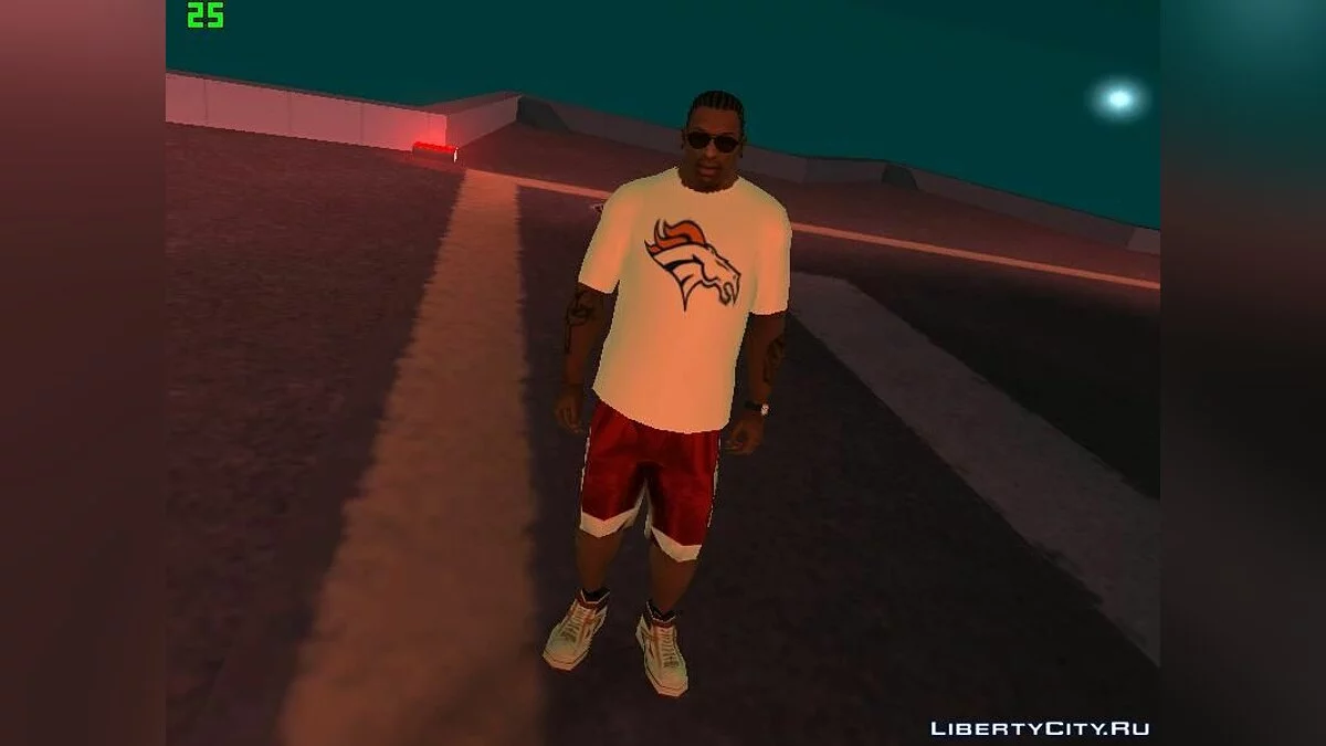 3 New T-Shirts for CJ. Animals in a Drawn Style / GTA San Andreas