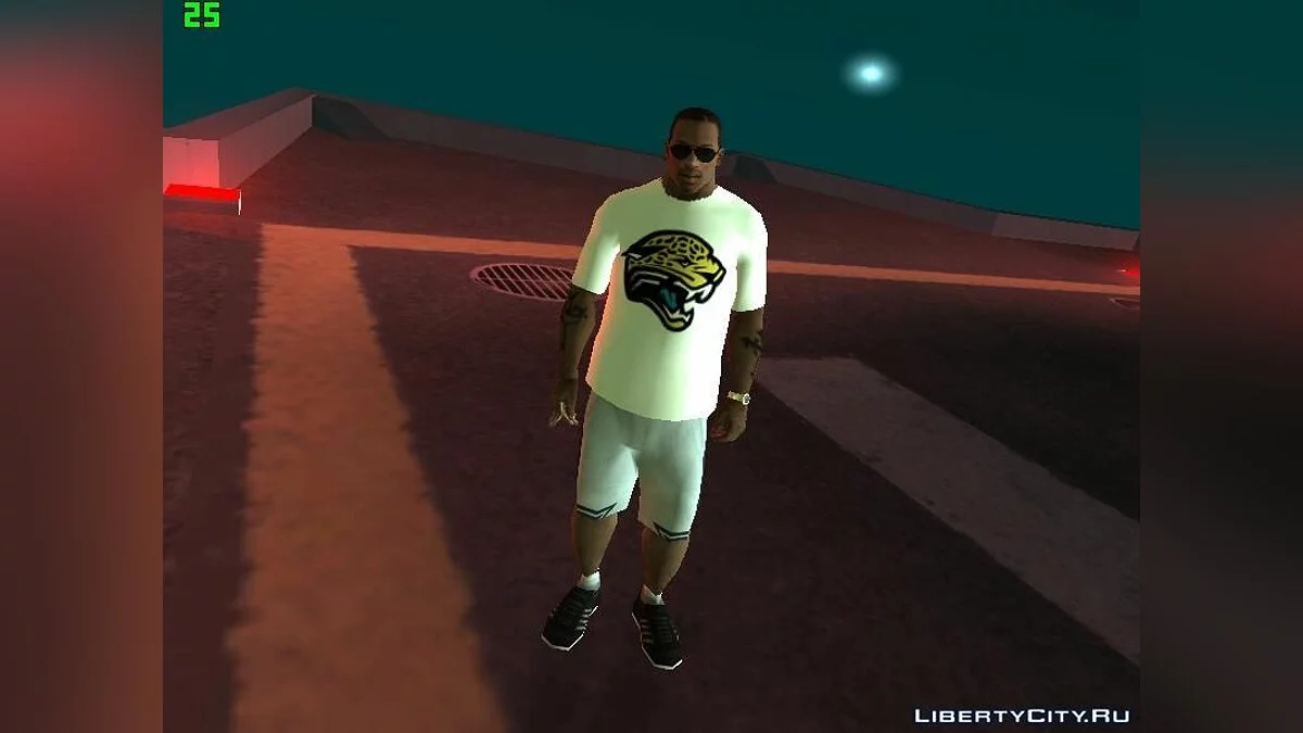 3 New T-Shirts for CJ. Animals in a Drawn Style / GTA San Andreas