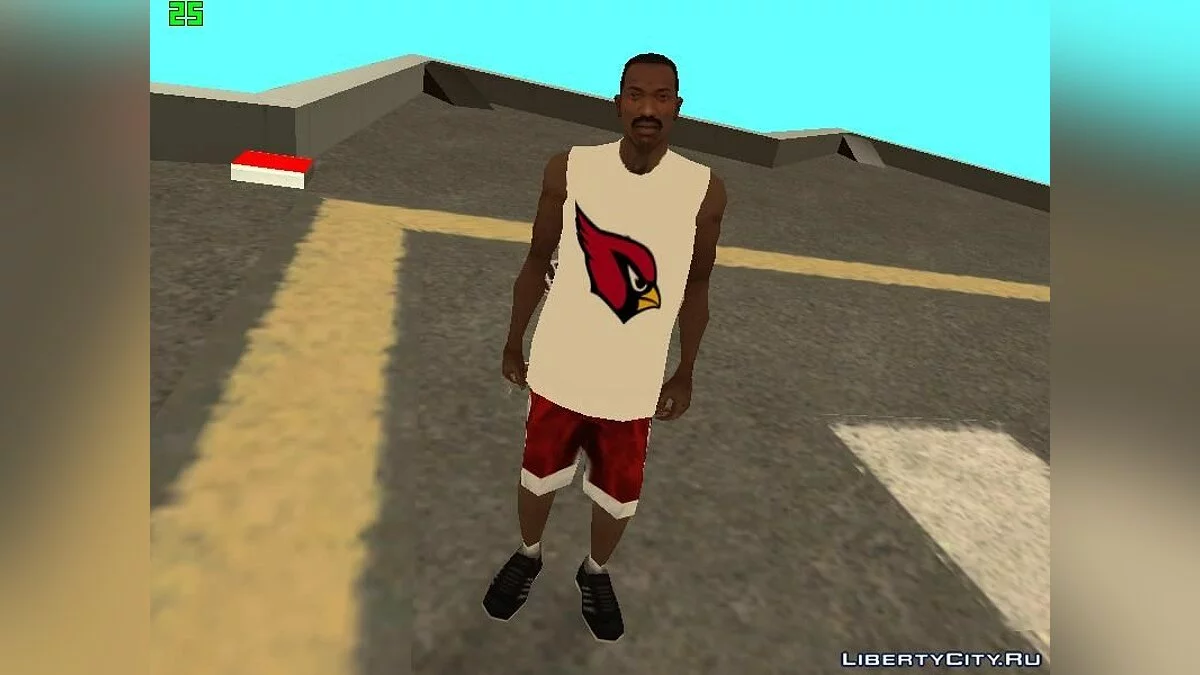 3 New T-Shirts for CJ. Animals in a Drawn Style / GTA San Andreas