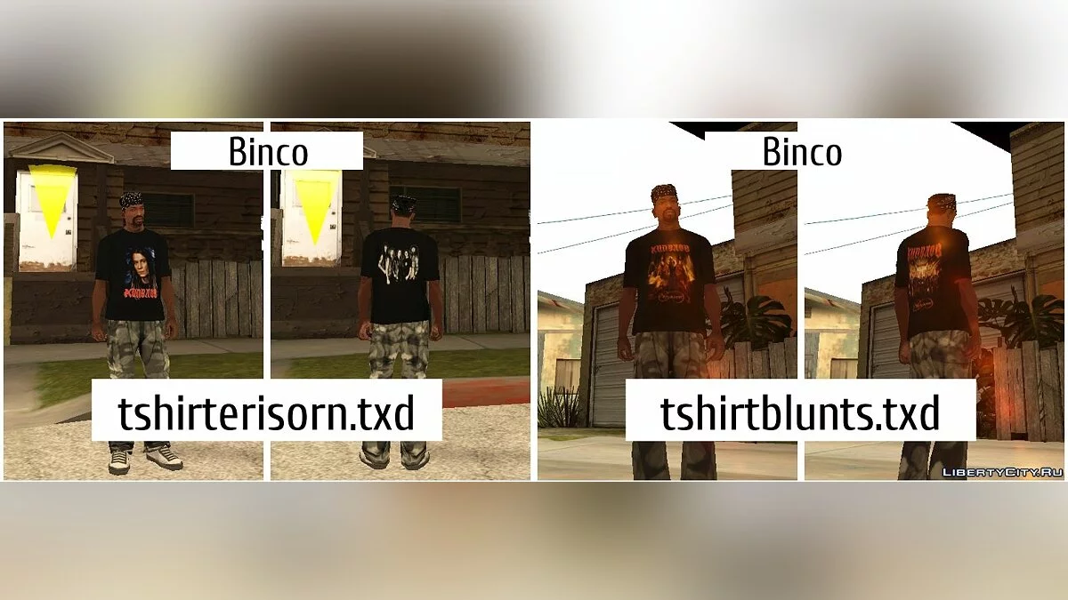 T-Shirts Featuring the Kipelov Band / GTA San Andreas