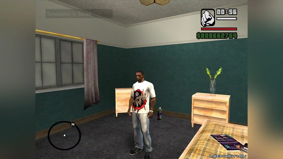 T-shirt avec un squelette / GTA San Andreas