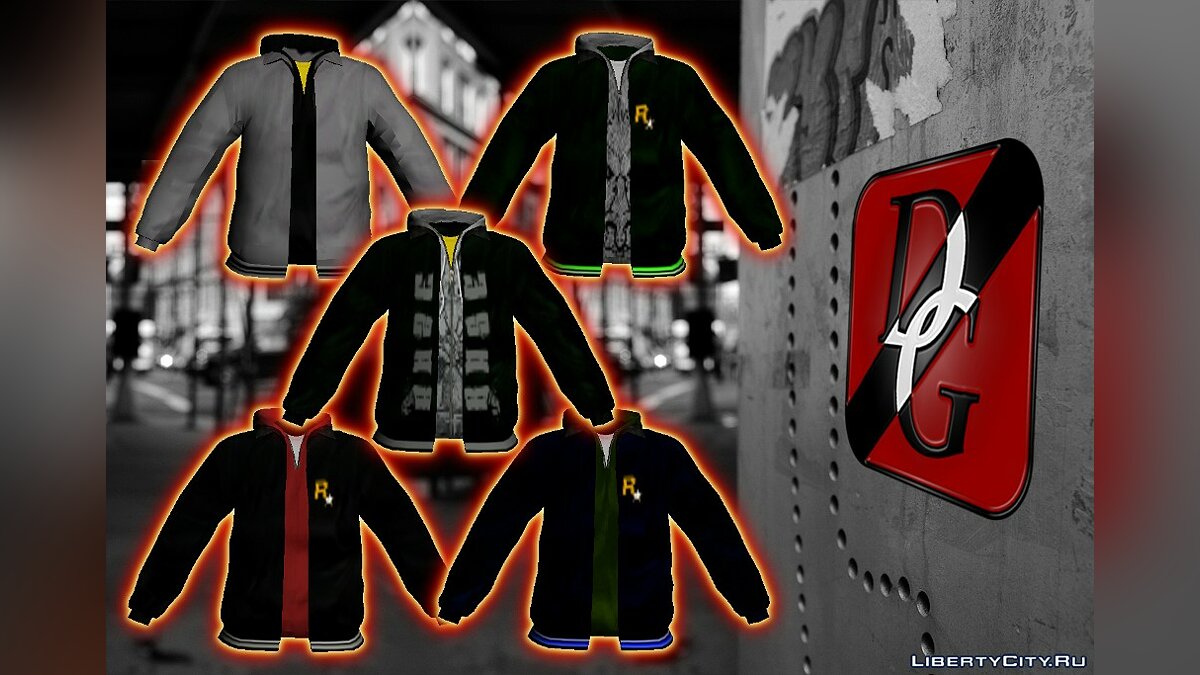 Download CJ 2014: New windbreaker textures for GTA San Andreas