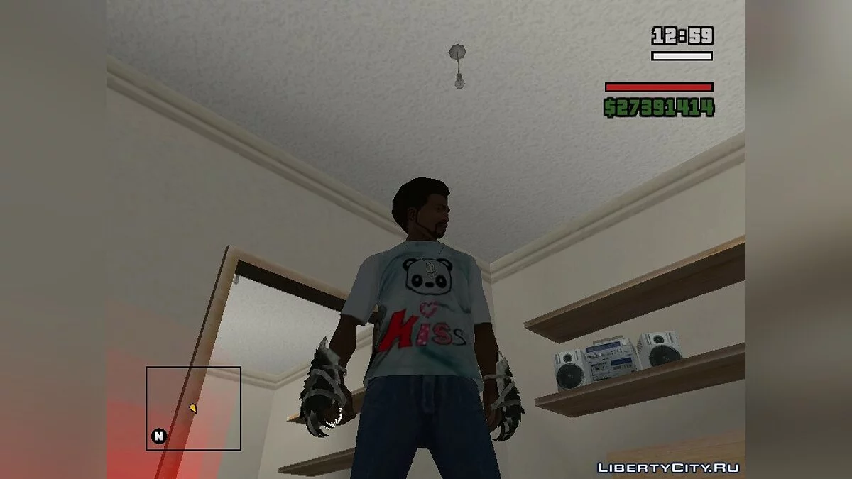 Four T-Shirts for CJ / GTA San Andreas