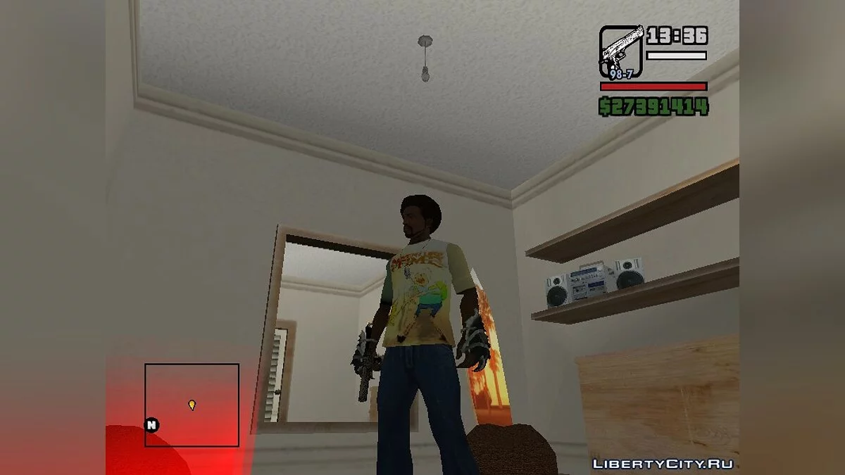 Four T-Shirts for CJ / GTA San Andreas