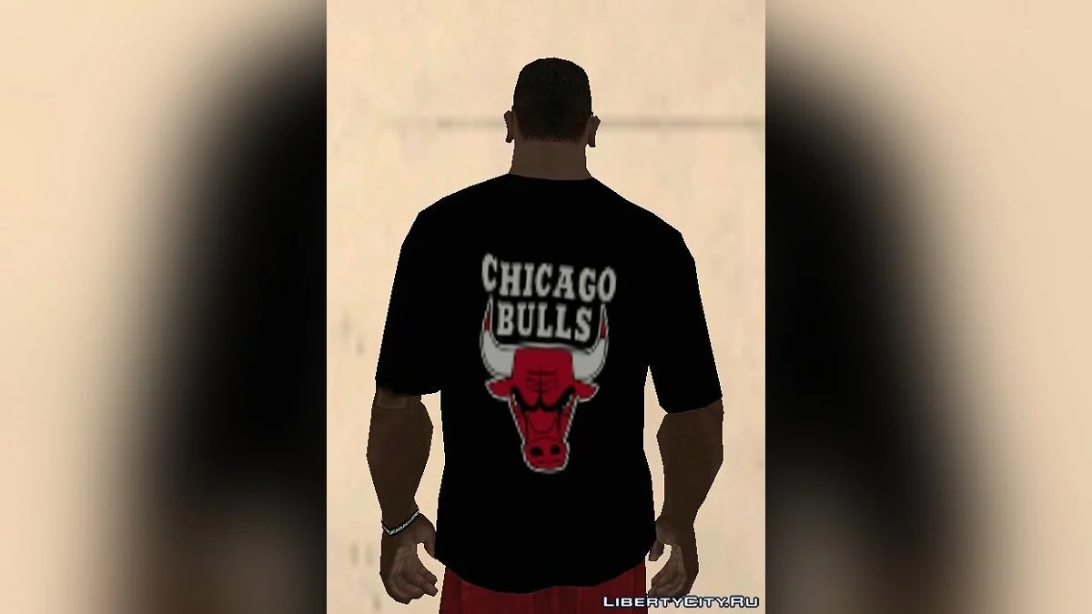 Чорна футболка Chicago Bulls / GTA San Andreas