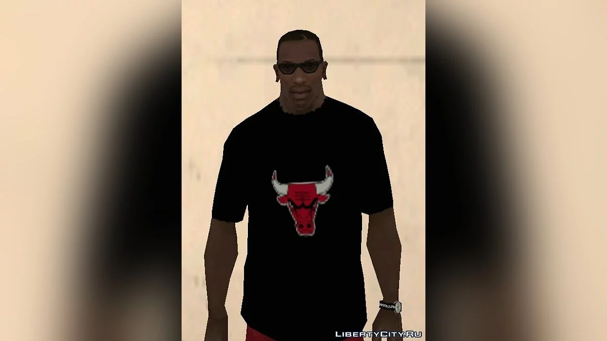 Чорна футболка Chicago Bulls / GTA San Andreas