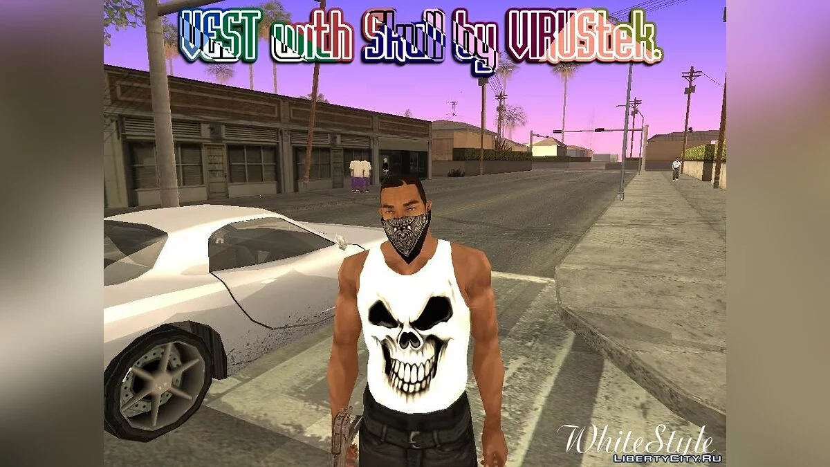 T-Shirt mit Totenkopf von VIRUStek. / GTA San Andreas