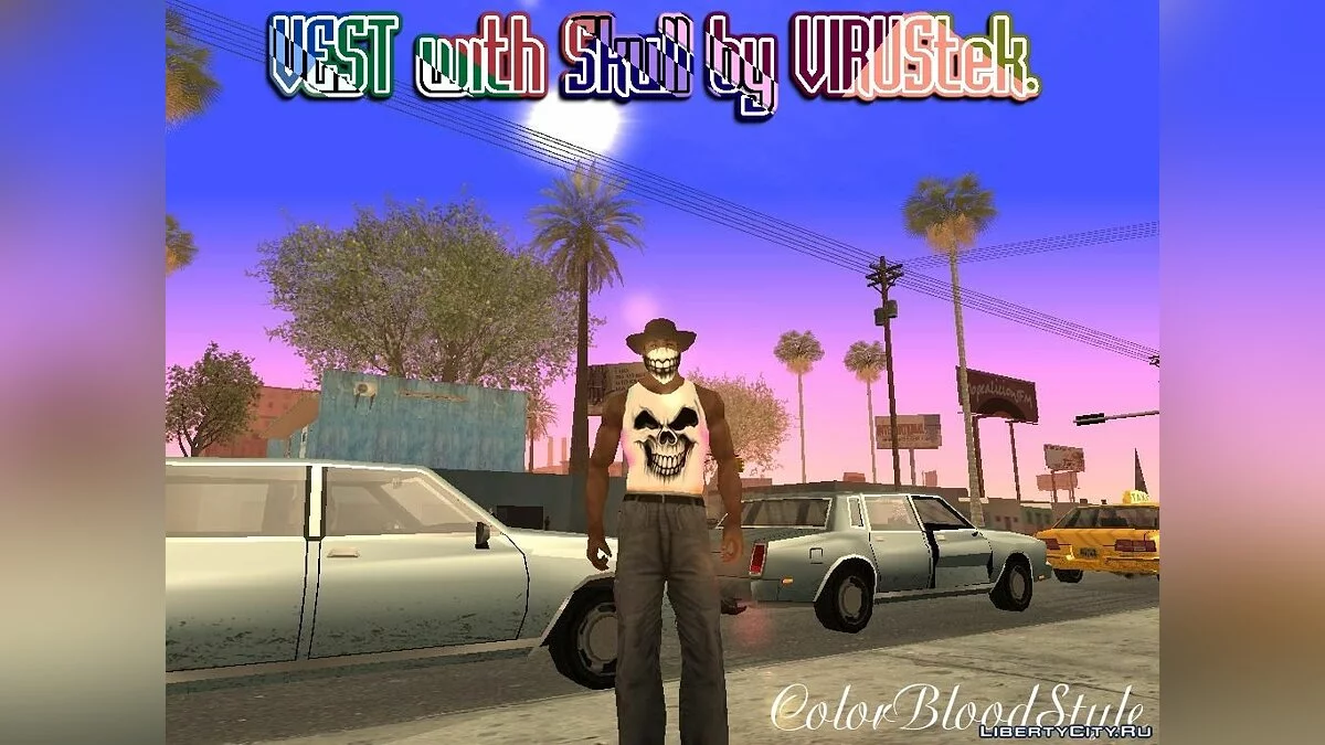 T-Shirt mit Totenkopf von VIRUStek. / GTA San Andreas