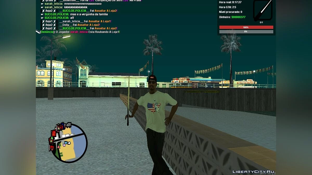 Independence Day T-Shirt v.1 (GTA Online) / GTA San Andreas