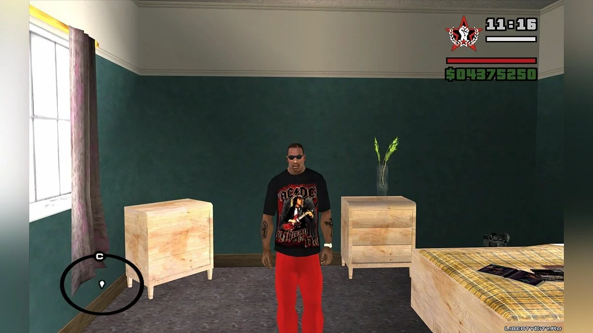 Black AC/DC T-shirt / GTA San Andreas