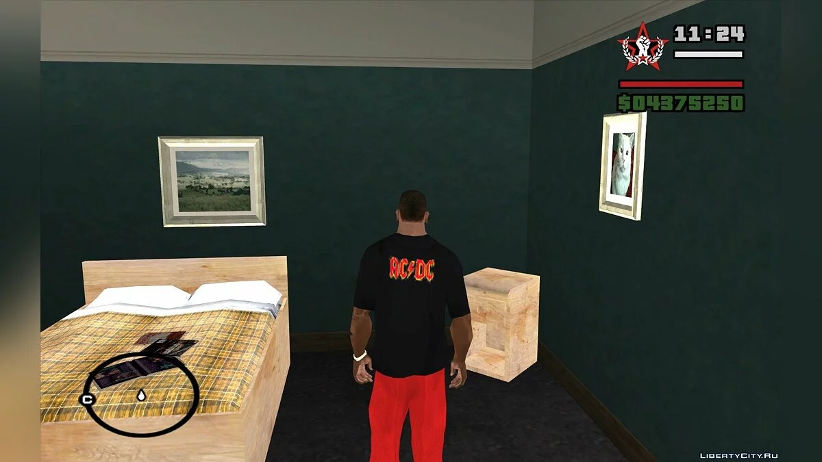 Black AC/DC T-shirt / GTA San Andreas